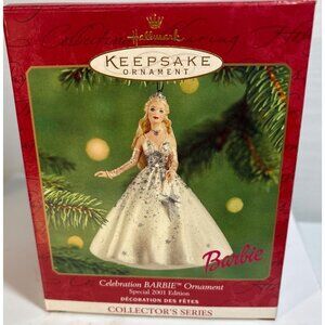 Hallmark Keepsake Barbie Celebration Ornament Special 2001 Edition